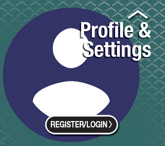 Access your profile, register for a new account, get more perks